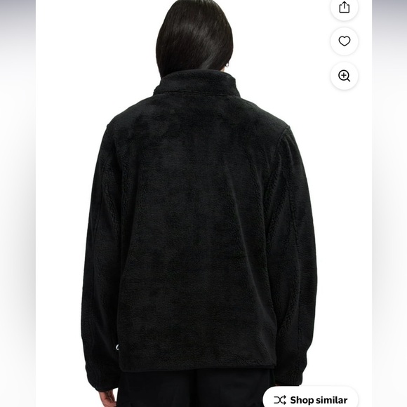 Airwalk Black Sherpa Jacket with Pocket - Picture 2 of 6